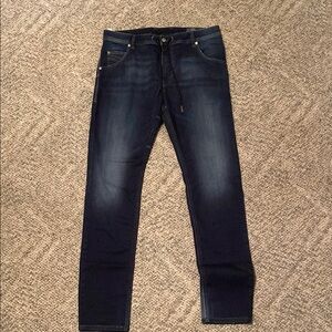 Diesel Blue Slim Jeans with Natural Fading